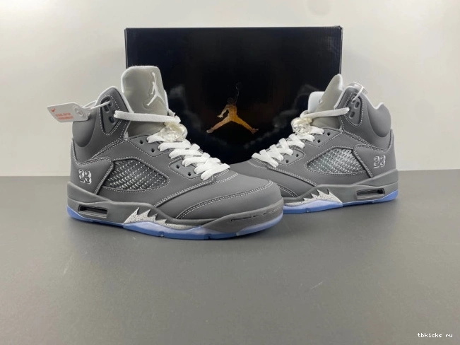 Rep TB Grey Jordan Air Retro Wolf 136027-005 5 0720